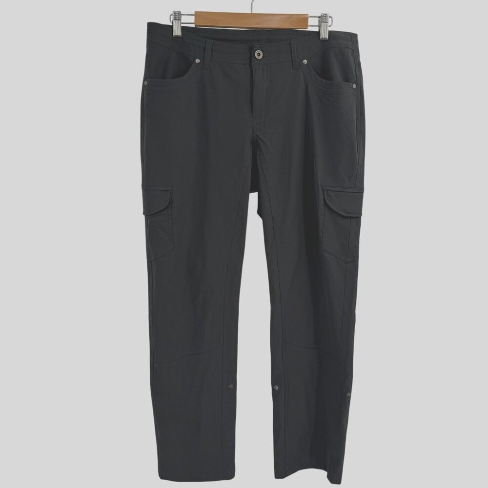 Kuhl women's Splash outdoor pants size 12 regular grey camping hiking fishing‎
